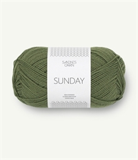 9062 Olivengrønn Sunday, Merino uld